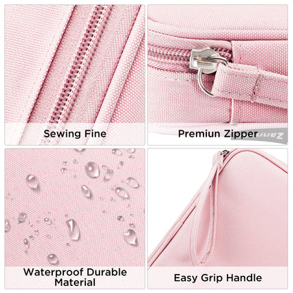 Zannaki Big Capacity Storage Pouch Marker Pen Pencil Case Simple Stationery Bag Box Art Tool & Sketch Storage Boxes for Bullet Journal Middle High School Office College Student Girl Women Adult Teen