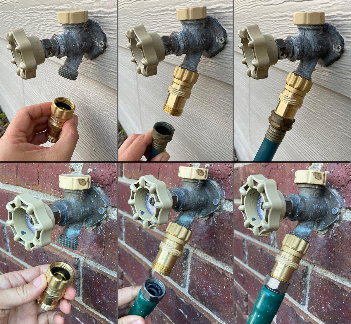 Vibrant Yard Co. Heavy Duty Brass Pressure Regulator for Drip Irrigation System and Soaker Hose - 25 PSI Water Control Valve 3/4" FHT