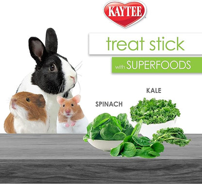 Kaytee Small Animal Treat Stick with Superfoods, Spinach & Kale, 5.5 oz (Pack of 2)