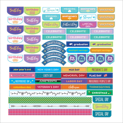 Plan It! A Sticker Book for All Your Productivity Needs (2,500 stickers!)