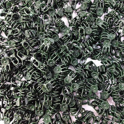 GXXMEI 400PCS Orchid Clips for Plants Support - Dark Green, for Small - Middle Climbing Plants Vine Plants & Single Stem Plants