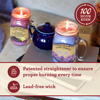 Our Own Candle Company Root Beer Float Scented Mason Jar Candle, 100 Hour Burn Time, 13 Ounces