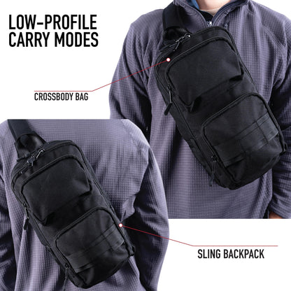 Rothco Tactical Traveler Crossbody Bag – Rugged Outdoor Travel Backpack for EDC Gear