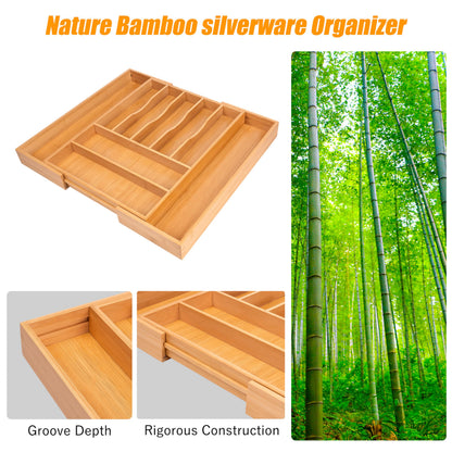 Kitchen Silverware Drawer Organizer and Storage Cabinet Utensil Rack Bathroom Counter Vanity Extra Large Big Cooking Drawer Organizers Countertop Pantry Storage Cabinet Best Kitchen Must Haves 2025