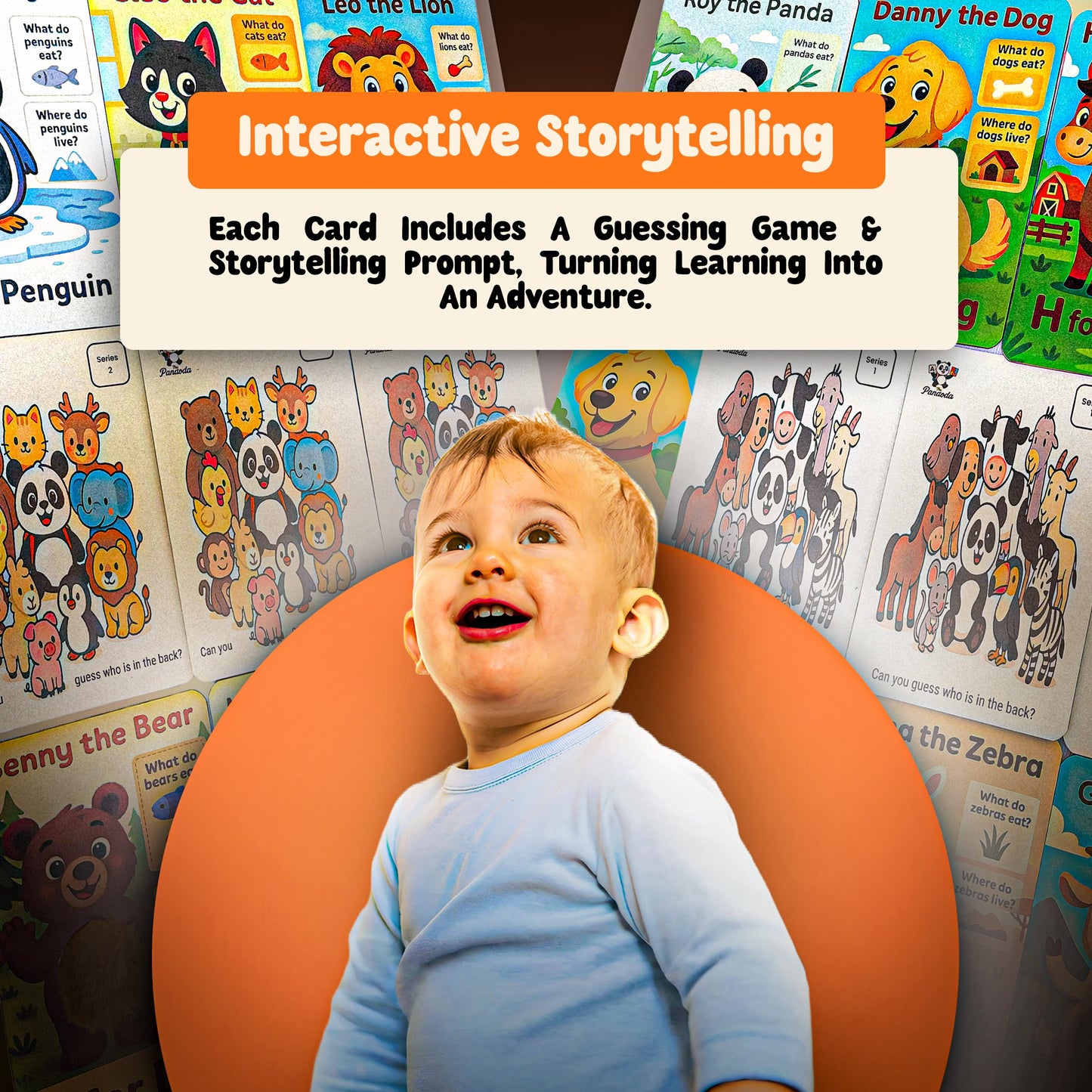 Touch & Feel Textured Animal Flashcards – Montessori Sensory Cards with Embossed Letters for Toddlers | Speech Development, Visual Learning, Travel and Autism-Friendly Play & Party Favors (Series 2)