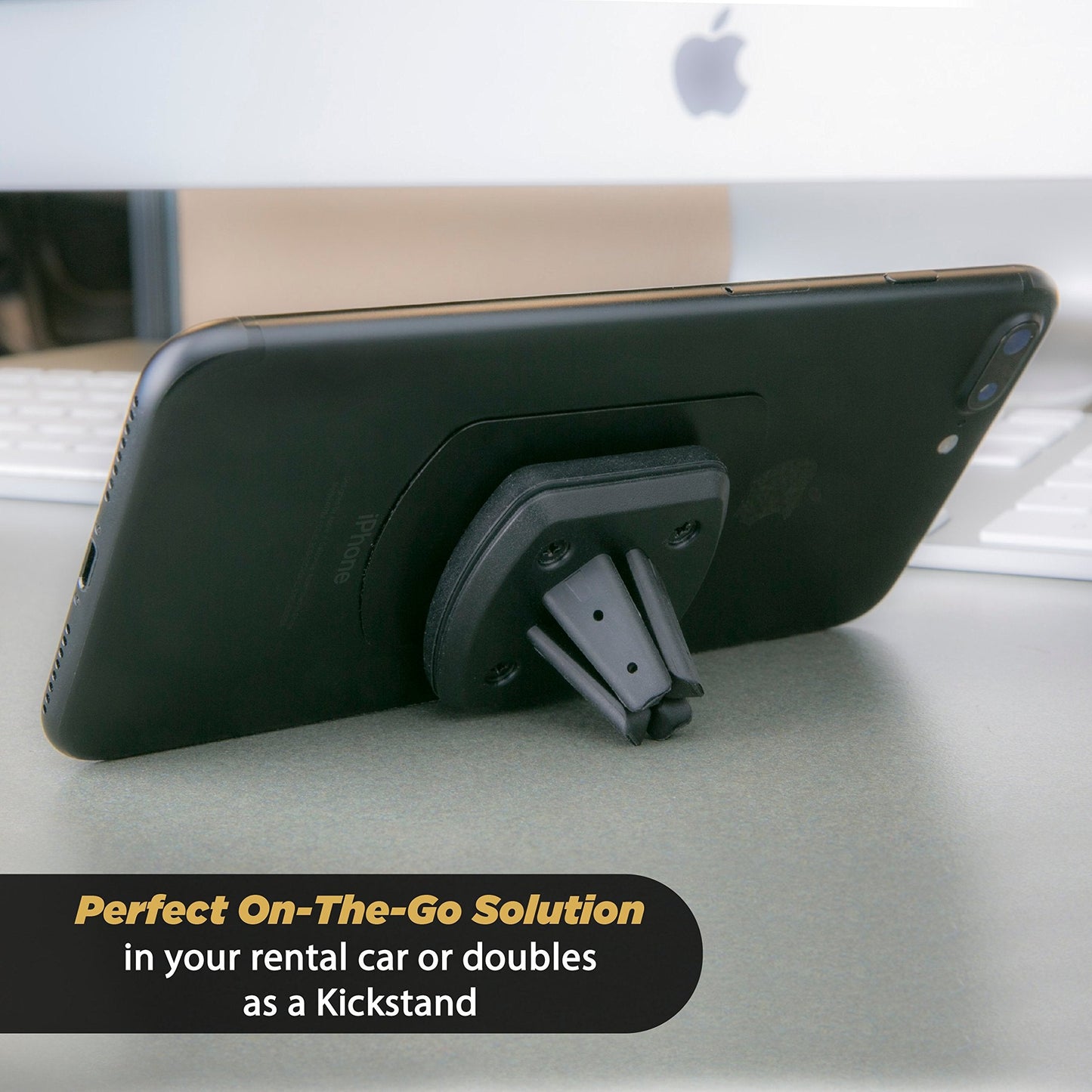 Scosche MAGWDM MagicMount Magnetic Car Phone Holder - Strong Magnet Mount for iPhone and Android - Secure Magnetic Cell Phone Mount for Window/Dash - Universal 360° Adjustable Mobile Cellphone Holder