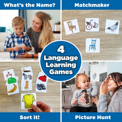 ThinkPsych First Nouns Picture Play Cards | Award Winning | 150 Picture Cards for Speech Development | Autism and Speech Therapy Materials | Best Flash Cards for Toddlers and Homeschool