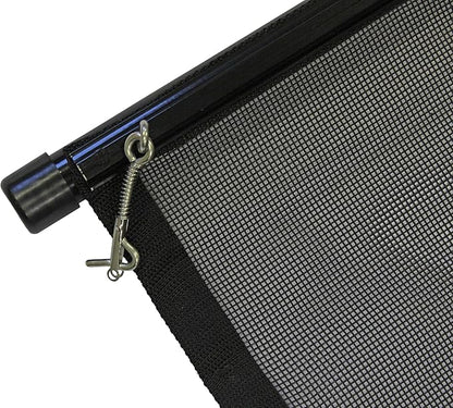 WaterWarden Pool Safety Fence 4' x 12', UL Certified to ASTM F2286 Safety Standards, Removable, Easy DIY Installation, Black Protective Mesh Netting with Black Frames
