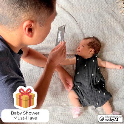 Happy Start High Contrast Baby Cards for Newborns - Black & White Cards, Water-Resistant, BPA-Free, Portable Educational Flashcards for Visual Stimulation, Award-Winning, Ages 0+ (English & Arabic)