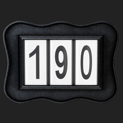 Echo Beach Equestrian Genuine Leather Number Holder Pair for Bridle or Saddle Pad. 3 Digit Easy Change Numbers. Built in Clip for Secure Attachment. 2 Number Holders Included