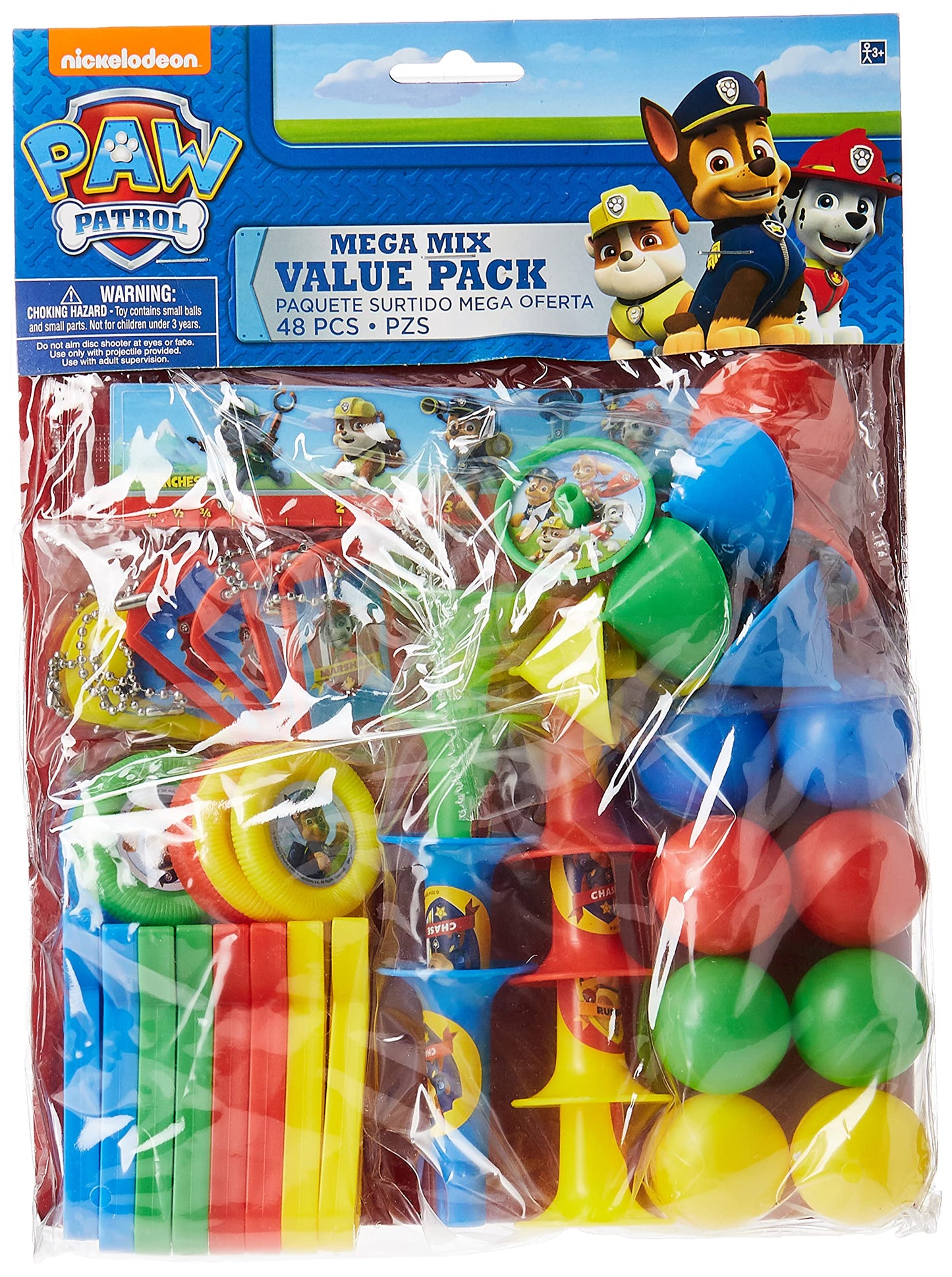 Paw Patrol Adventures Ultimate Party Assorted Favors - 11.5" x 9", 48 Count | Perfect Favors for Dog-Themed Birthday Parties
