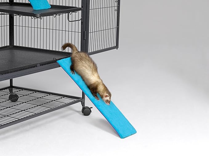 MidWest Homes for Pets Ferret Nation Exit Ramp & Cover for Ferret Nation & Critter Nation Small Animal Cages | Measures 25L x 5.5W - Inches