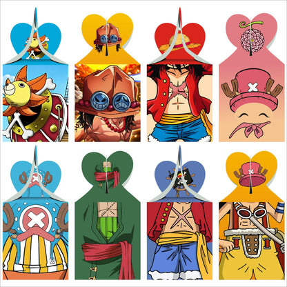 FFGJA 12pcs H Party Gift Boxes Goodie Boxes for Cartoon Theme Birthday Party Supplies, Decorations Boxes Candy Boxes.