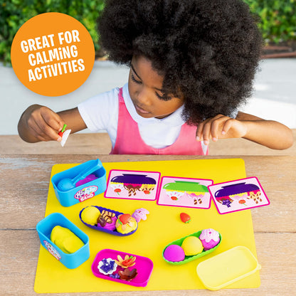 Educational Insights Playfoam Sand Ice Cream Sundae Set - Preschool Sensory Toys for Kids 3-5, Pretend Play Toddler Toys, Non Toxic Play Sand Kit, Sensory Table Activities for Kids