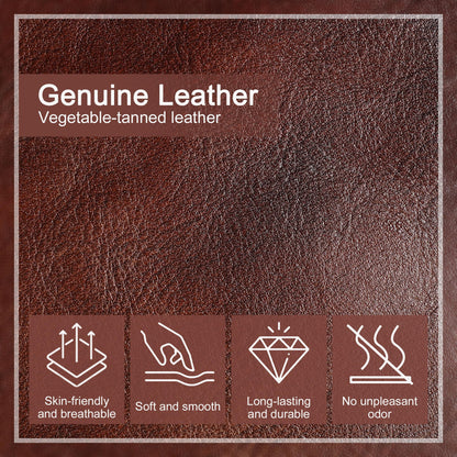 Genuine Leather Crossbody Purses Bag for Women,Travel Casual Handbag Bag, Small Shoulder Cross body Purse with Two Adjustable Straps (Coffee)