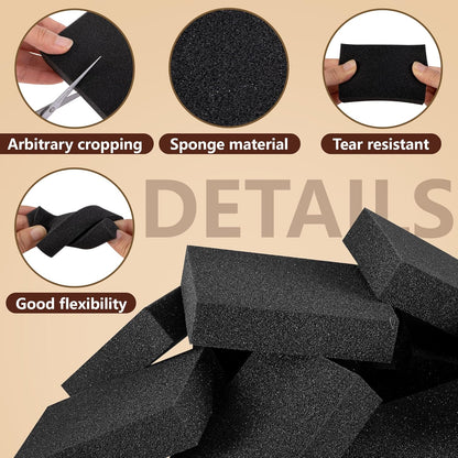 codree 50 Pcs Card Dividers Foam- 40D High Elasticity Sponge Trading Card Dividers- Shock Absorbing Cards Sponge Separators Inserts for Storage Boxes Games Sports Cards Protection