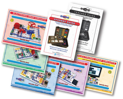 Snap Circuits Extreme SC-750R Electronics Exploration Kit + Student Training Program with Student Study Guide | Perfect for STEM Curriculum