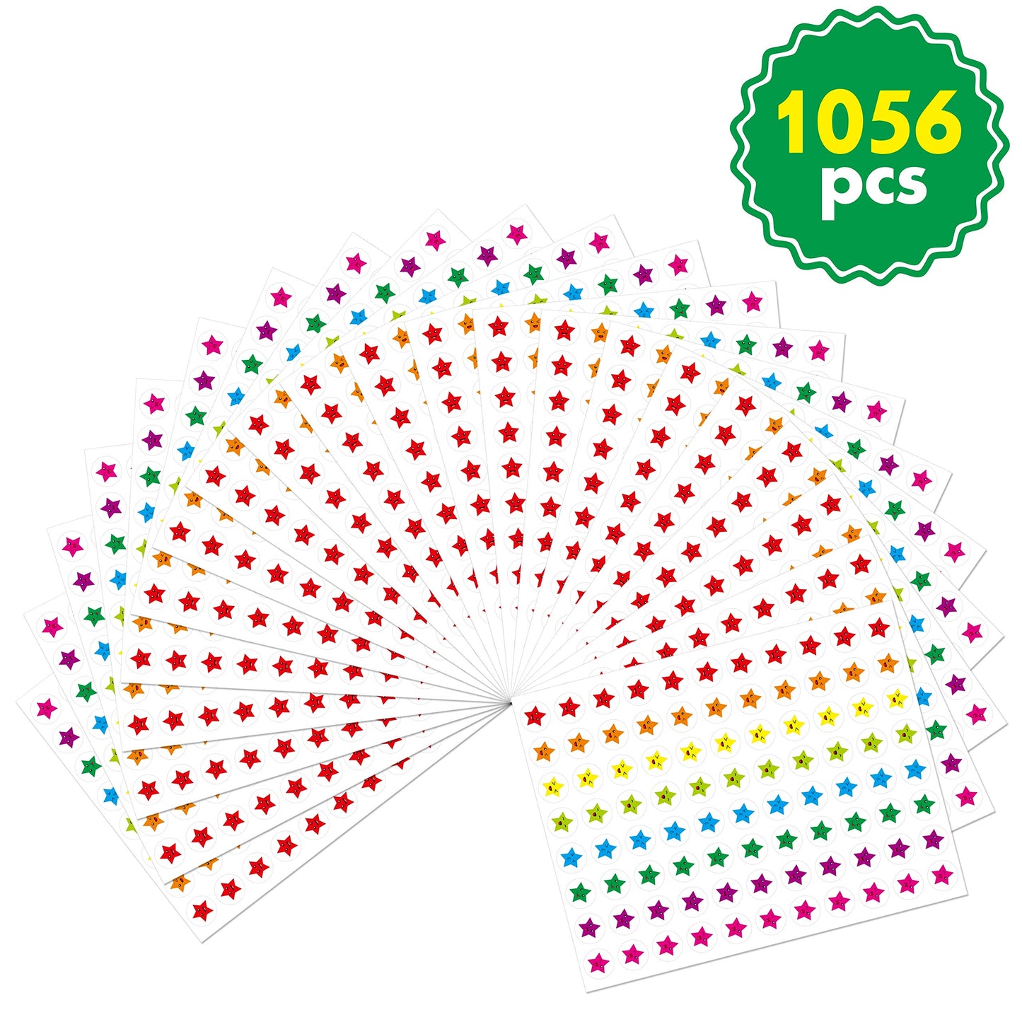 6 Pack Multi-Color Dry Erase Incentive Chart/Chore/Responsibility/School Attendance/Homework Progress Tracking Chart, 6 Pack in Multi-Color, 36 Rows X 25 Columns (17" x 22.5") with 1056 Stars