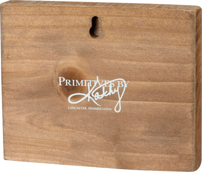 Primitives by Kathy Bunnies Bring Blessings In Abundance Home Décor Sign