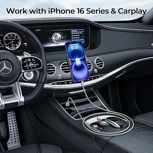 Basesailor USB Type C Charger Cable 1FT 2Pack,Car Charging Cord for New iPhone 17 Air 16 Pro Max Plus,Samsung Galaxy S10 S10E 10E S20 FE S25 S24 S23 Plus Ultra,A51 A52 A53 A54 A55,Google Pixel 8 7 XL