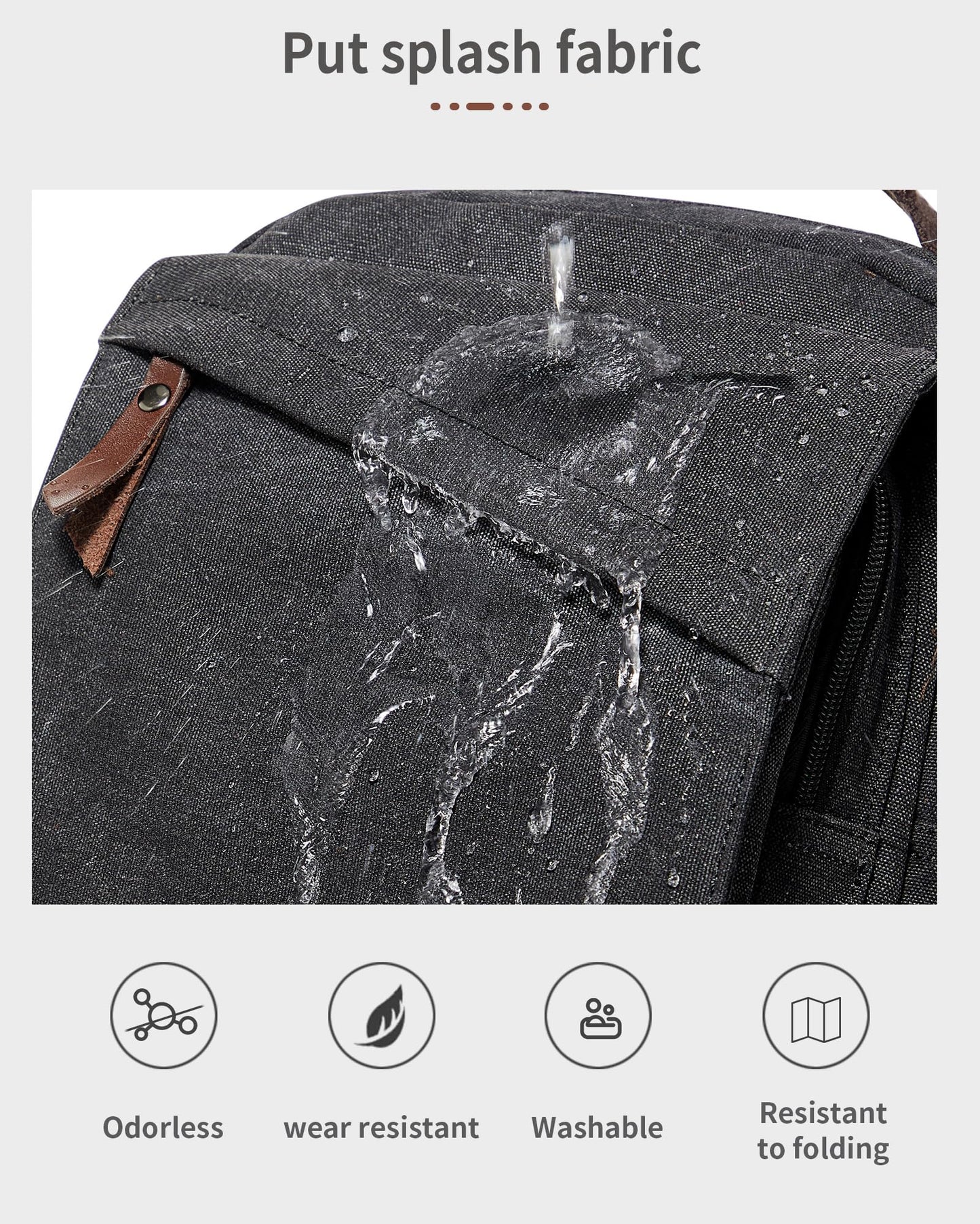sling bag,canvas messenger bag for men,crossbody bag for women,Black