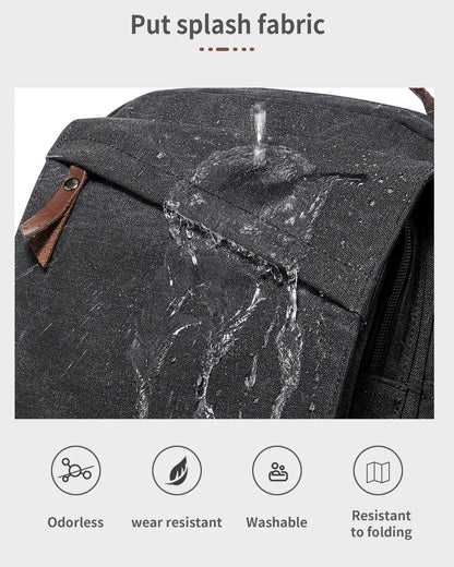 sling bag,canvas messenger bag for men,crossbody bag for women,Black