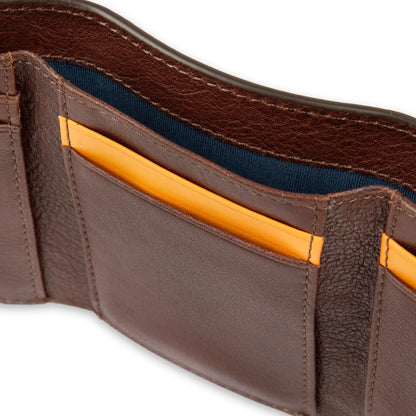 Tommy Bahama Mens Leather Trifold Wallet Brown
