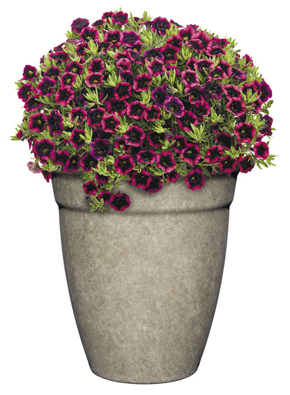 Classic Home and Garden Premiere Collection Planter, Allaire 12", Cloud Gray