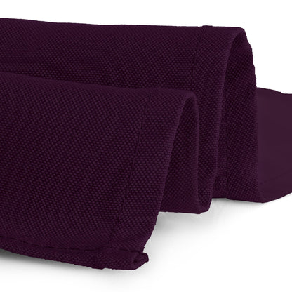Gee Di Moda Rectangle Tablecloth - 70 x 120 Inch Eggplant Table Cloth for 6 or 8 Foot Rectangle Tables - Heavy Duty Washable Fabric - for Holiday Party, Dinner, Weddings, Baby Shower & Events