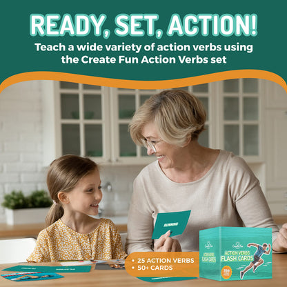 200 Action Verbs Flash Cards - Vocabulary Builder Educational Photo Cards for Speech Therapy, ESL & Homeschooling | Realistic Diverse Pictures for Kids & Adults with Autism, Dementia, Aphasia, SLP