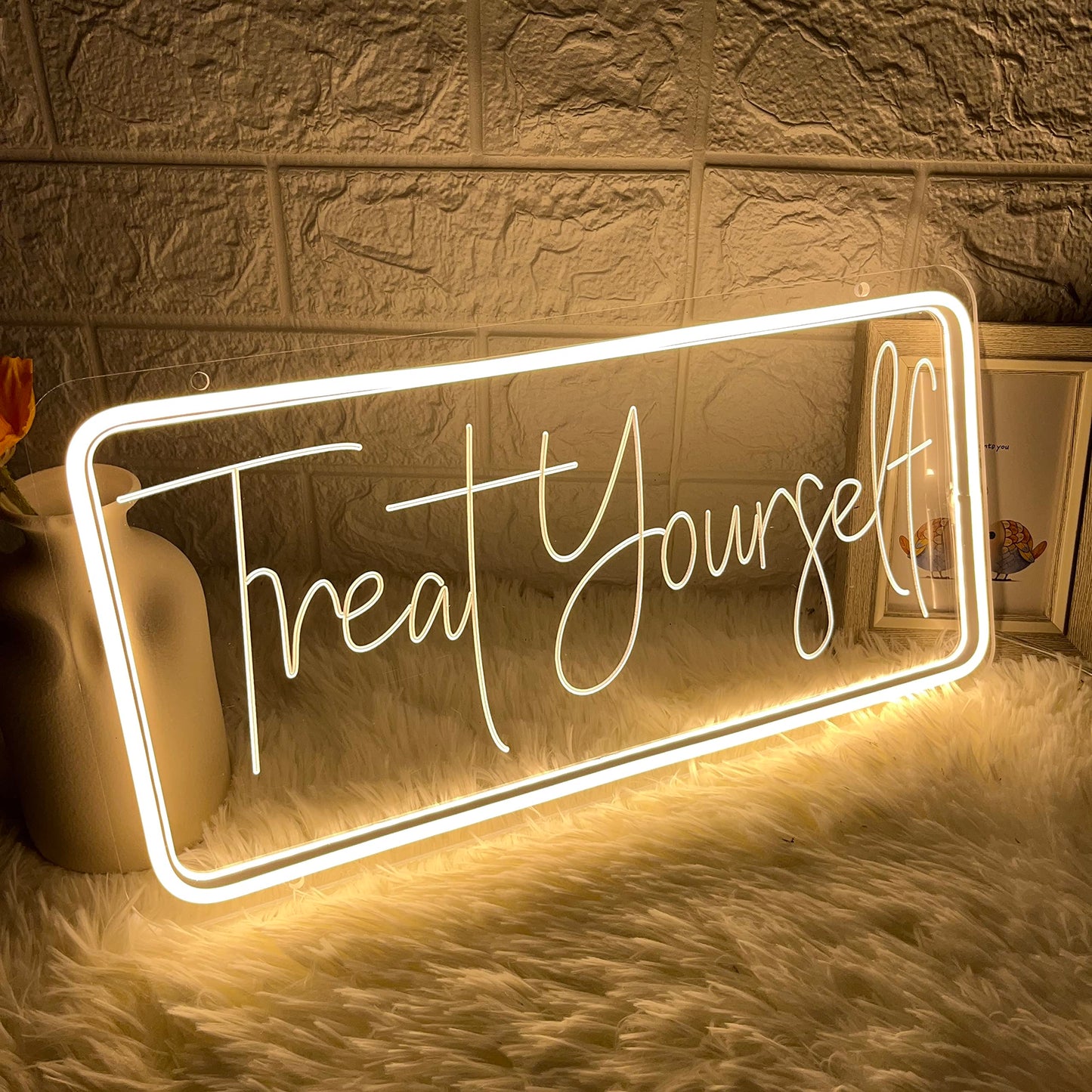 Its a Love Story Neon Sign, Warm White USB Led Light Up Signs for Bedroom Aesthetic Birthday Wedding Party Gift Boyfriend Girlfriend Lover Women Men Room Bathroom Decoration Gift, 15.7 x 11.8 Inch