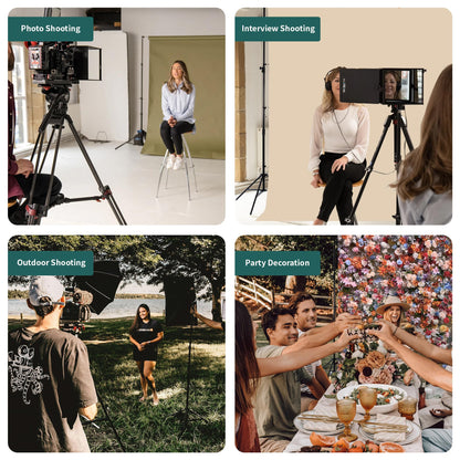 Kate Photo Backdrop Stand 10x8.5ft Adjustable Background Stand Kit for Photography (Indoor/Outdoor) and Party Decorations, Maximum Load 5kg/11lb
