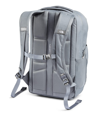 The North Face Jester Everyday Laptop Backpack | Commuter Daypack with Water Repellent Finish, 16" Laptop Sleeve, Huge Main Compartment, Mid Grey Dark Heather/TNF Black,One Size