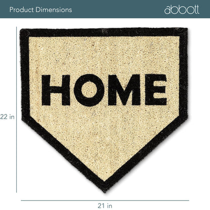 Abbott Collection "Home" Plate Doormat