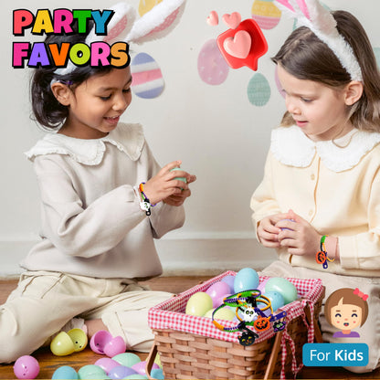UpBrands 120-Pack Halloween Fidget Zipper Bracelets – Bulk Party Favor Toys for Kids, School Goodie Bags & Giveaways, Pinata Fillers