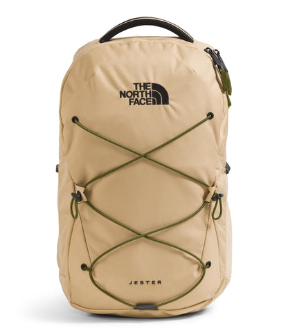 The North Face Jester Everyday Laptop Backpack - Commuter Daypack, Water Repellent, Laptop Sleeve, Khaki Stone/Forest Olive, One Size