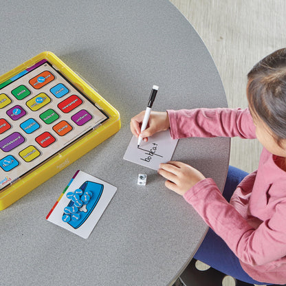 hand2mind Little Minds at Work Game Tray Set by Tara West, Includes Reading & Math Preschool Learning Activities, Science of Reading Manipulatives, Math Games for Kids, Teacher Supplies for Classroom