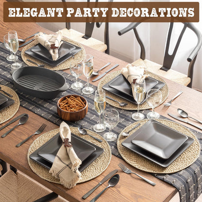 24PCS Western Party Decorations Cowboy Boot Napkin Rings Rustic Farmhouse Western Napkin Holder Metal Tissue Rings Buckles Cowboy Birthday Party Supplies