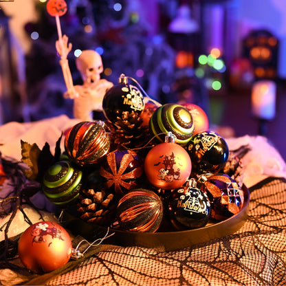 Valery Madelyn Halloween Decorations Value Bundle (2 Items), 40ct & 16ct Halloween Ornaments Tree Decorations for Holiday Party Indoor Home Decor