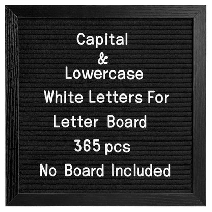 G GAMIT Letters Set - Pre-Cut 365pcs 0.75" Both Capital and Lowercase Letters Only (No Board Included)