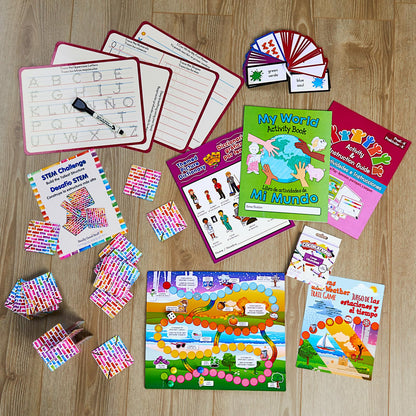 Really Good Stuff Family Engagement Dual Language Reading- Learn, Practice & Play - PreK/K