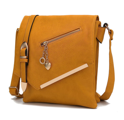 MKF Collection Crossbody Bags for Women, Sling bag Vegan Leather Shoulder bag Ladies Small Purse Handbag by Mia K