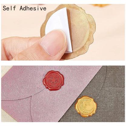 CRASPIRE 50Pcs Letter A Wax Seal Sticker Alphabet Silver Vintage Initial Sealing Label Decal Self Adhesive Stickers for Gift Wrapping Wedding Birthday Cards Making Christmas Invitations Envelope