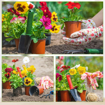 LWWTBS Plant Nursery Pot/Pots 100 Pcs 6" Plastic Small Plants Pots Flower Pots Seed Starting Pots for Plants Indoor Outdoor Seeding pots (with 100 Plant Labels)