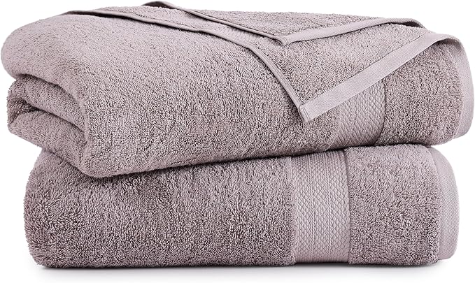 LANE LINEN Oversized Bath Towels Set of 2