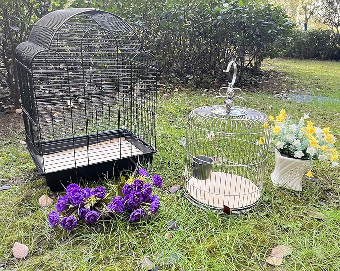 Gravel Paper for Bird Cage,BirdCage Liner Papers Cuttable Gravel Liner Sea Sand Paper Pet Animal Cages Cushion Great for Hard-Billed Birds Parrot | Clean Safe & Aids in Digestion (8 PCS - 17" x 11")