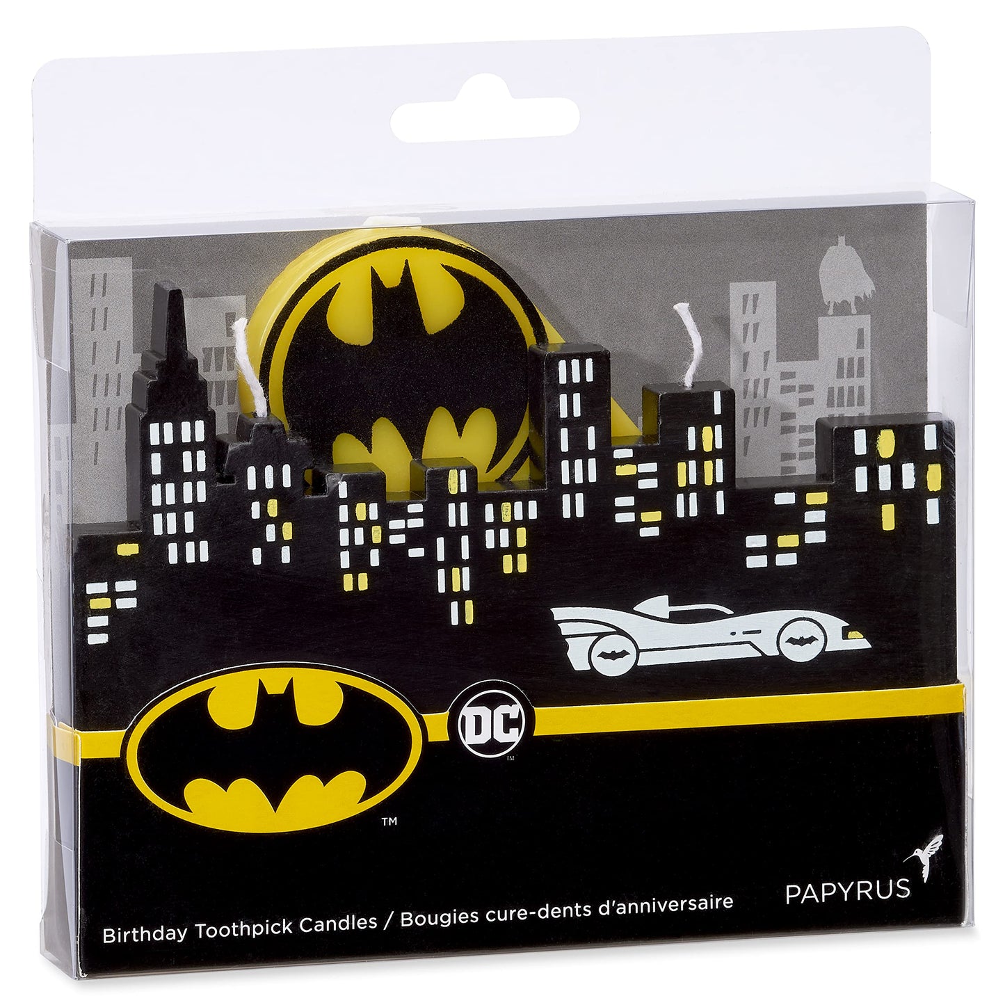 Papyrus Birthday Candles, Batman Signal Cake Topper (2-Count)