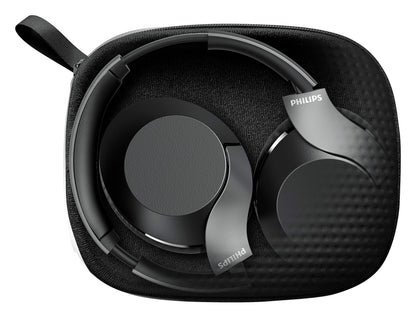 Philips Audio Performance TAPH805BK Bluetooth 5.0 Active Noise Cancelling Over-Ear Headphones with Google Assistant (Black)