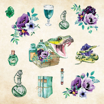 Mystical Ephemera! An Enchanting Vintage Sticker Book (over 900 stickers)