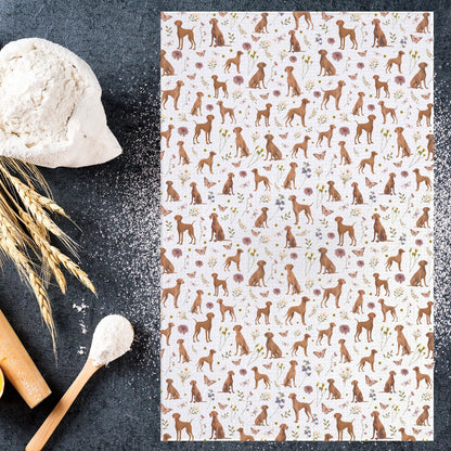 JNIAP Vizsla Dog Kitchen Towels Vizsla Lover Gift Vizsla Mom Gift Vizsla Owner Gift Hungarian Vizsla Dish Towels (Soil thindog kt)